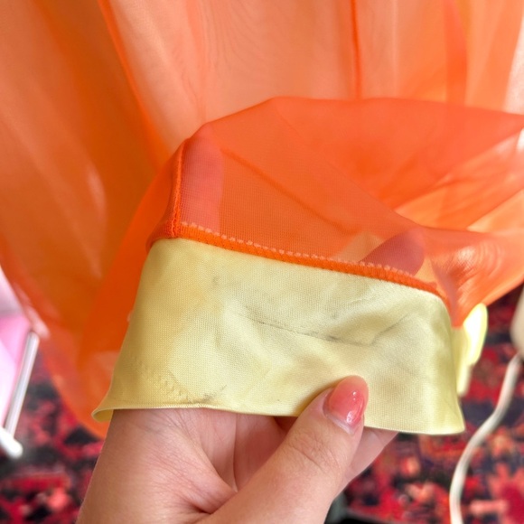 Vintage 1960s Slumber Suzy Sheer Nylon Babydoll Nightgown Camisole Top Pajamas - Picture 6 of 9